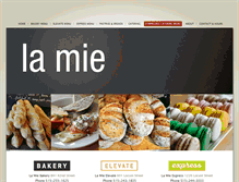 Tablet Screenshot of lamiebakery.com